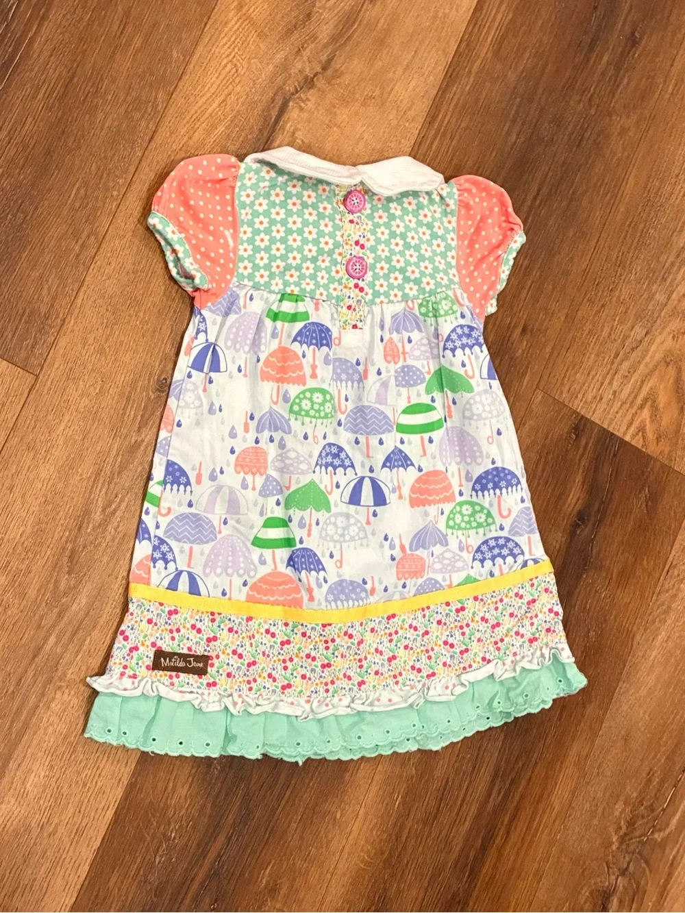 Matilda Jane Raindrops Dress The Adventure Begins Spring Summer Outfit 12-18m
